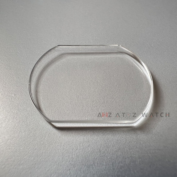 Watch Sapphire Crystal Glass for Cartier 24.3*20.0mm Domed