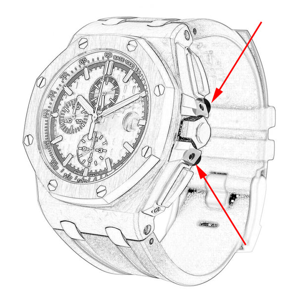 Inner Hexagon Watch Screw for Audemars Piguet AP Royal Oak Offshore 44mm Big Panda Chronograph Watch