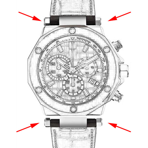 Watch Screw Tube for Guess Chronograph X720 Watch Band