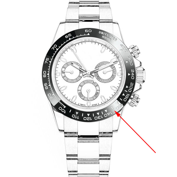Ceramic Watch Bezel Insert for Rolex Cosmograph Daytona Watch 116500 Replacement Parts